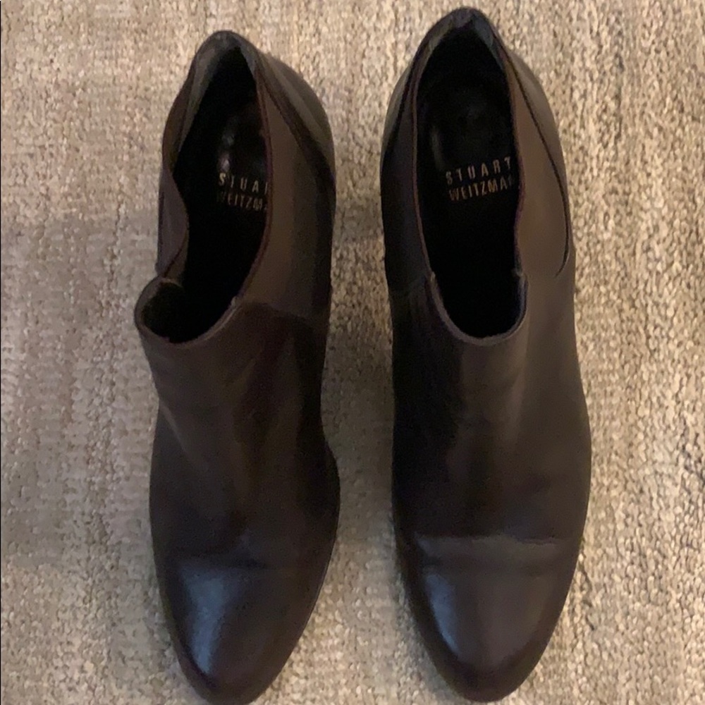 Stuart Weitzman Brown Booties - image 2